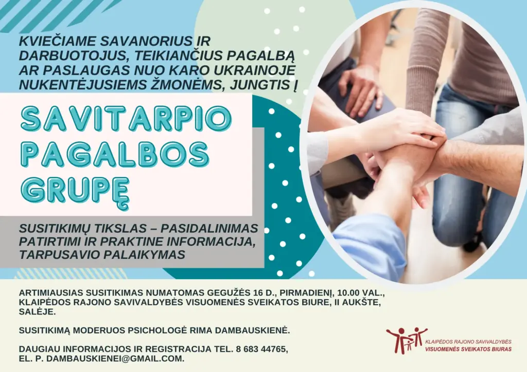 Savitarpio pagalbos grupė savanoriams ir darbuotojams, teikiantiems pagalbą ar paslaugas nuo karo Ukrainoje nukentėjusiems žmonėms
