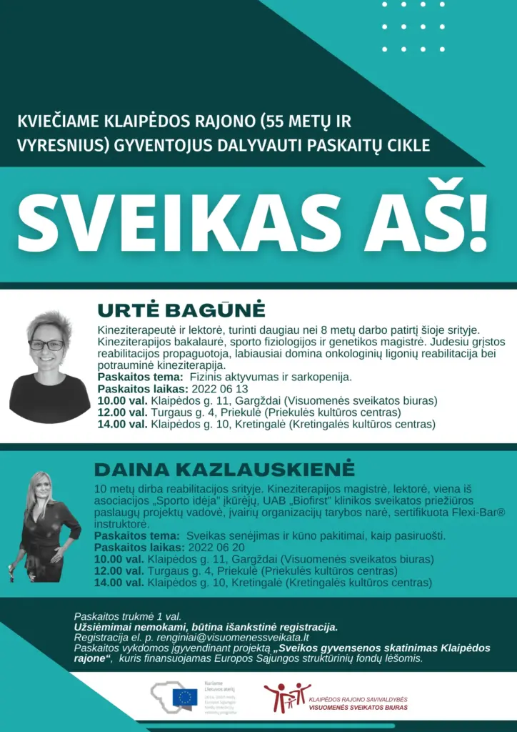 Paskaitų ciklas „Sveikas Aš!“ Gargžduose