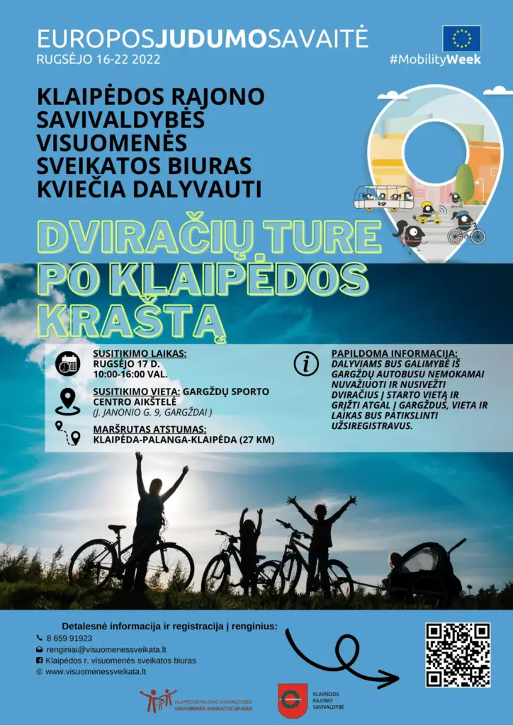 Europos judumo savaitė: dviračių žygis