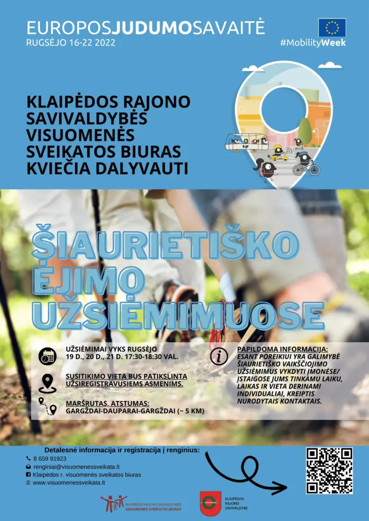 Europos judumo savaitė: šaurietiškas vaikščiojimas