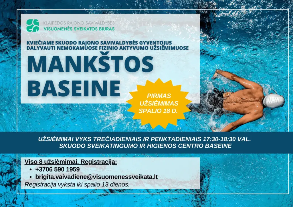 Mankštos baseine Skuode