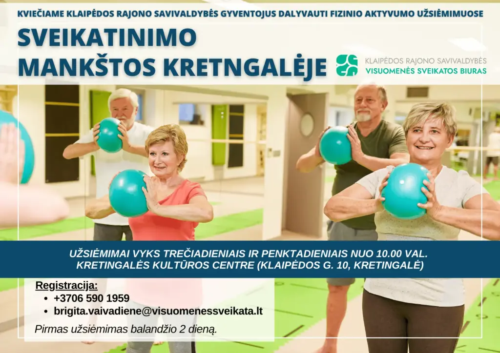 Sveikatinimo mankštos Kretngalėje