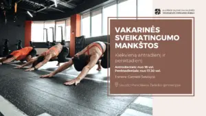Vakarinės sveikatinimo mankštos Skuode